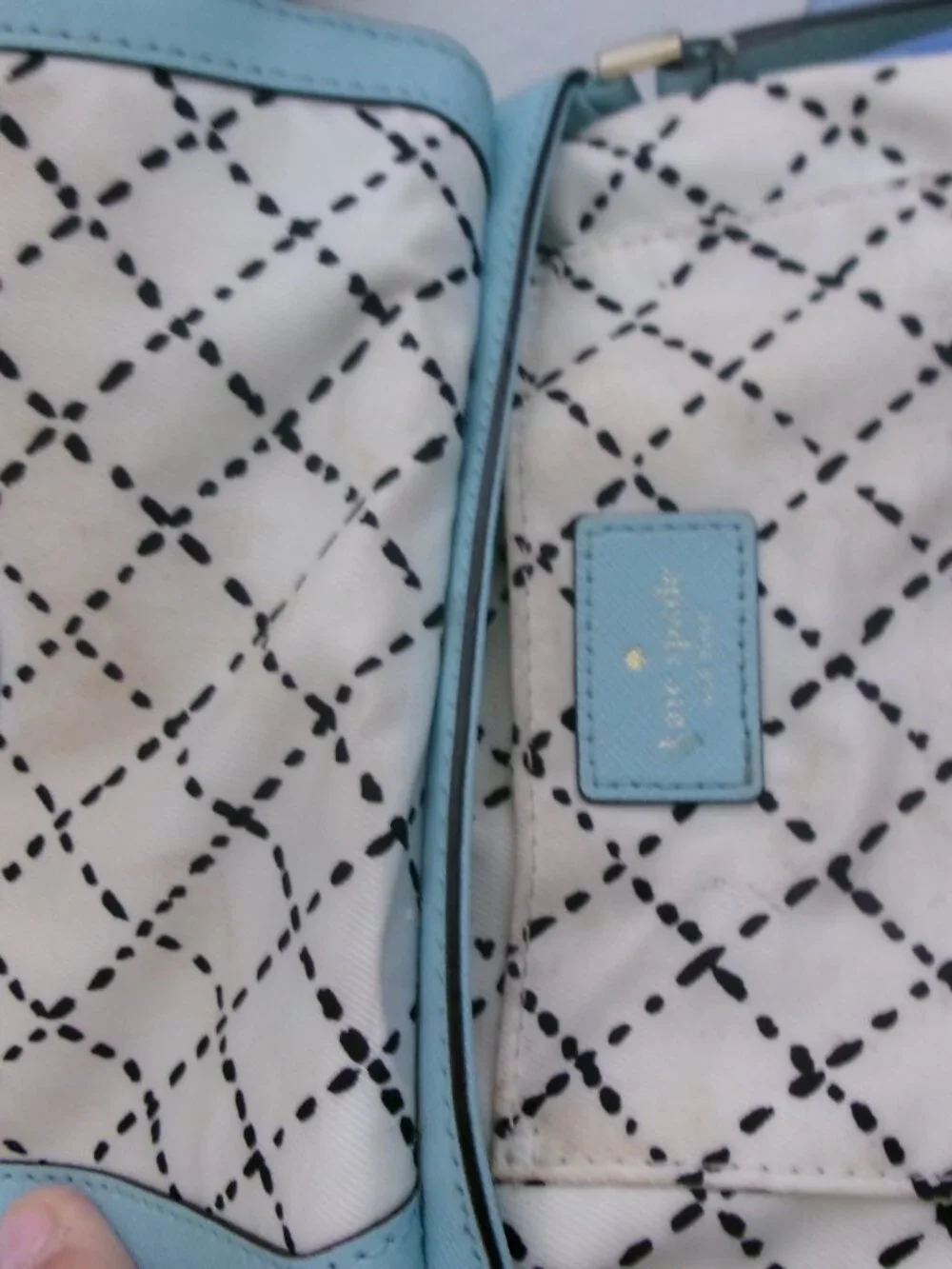Kate Spade Newbury Lane Sally Crossbody Light Blue Bag Purse